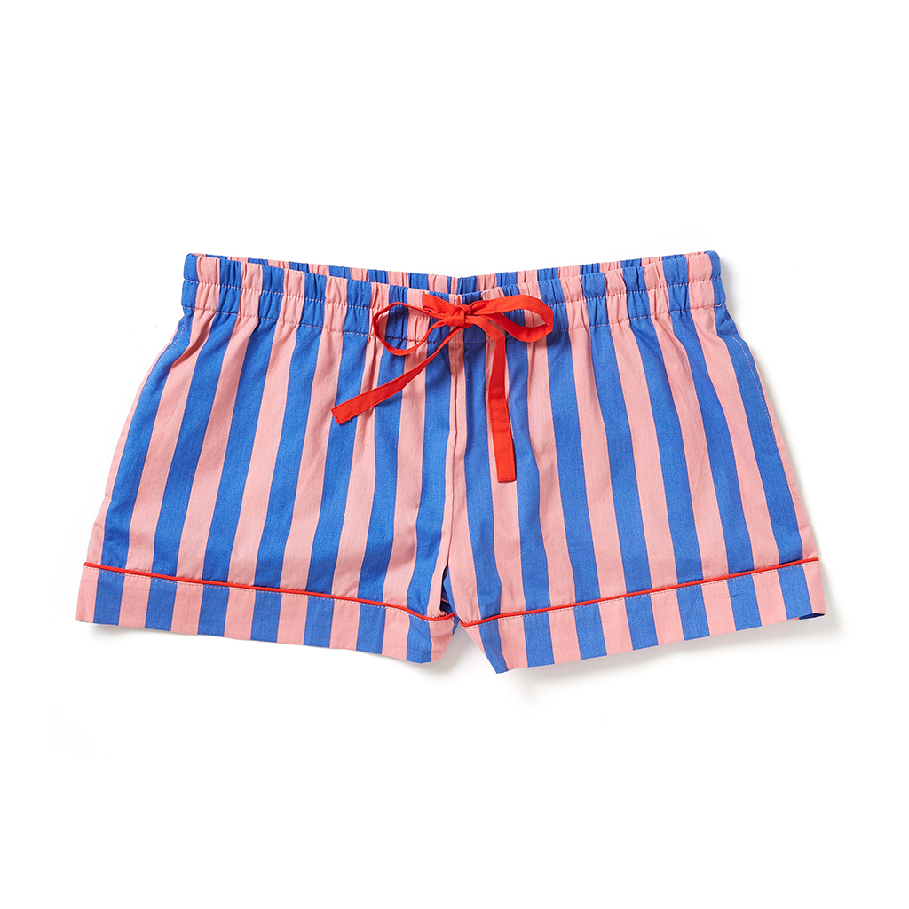 Leisure Club - Indigo & Sleepy Pink Sleep Short
