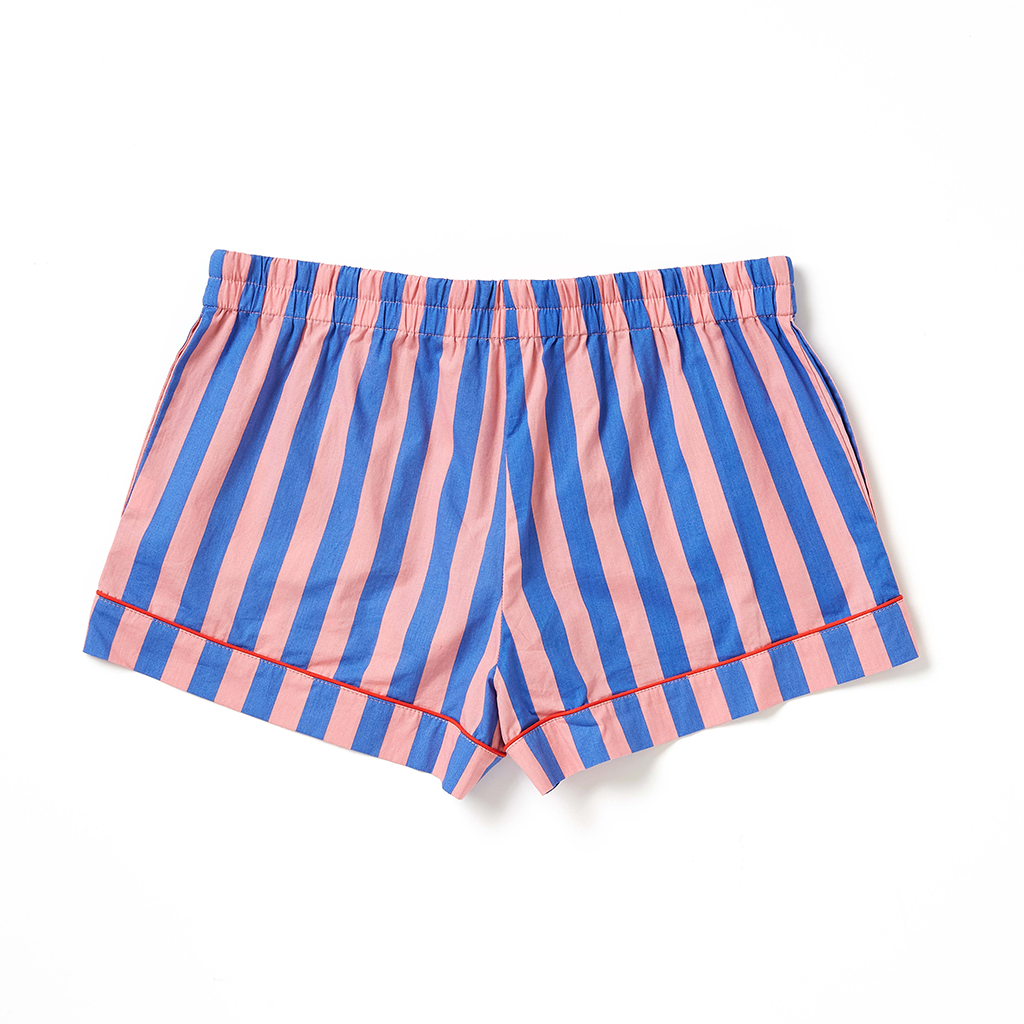 Leisure Club - Indigo & Sleepy Pink Sleep Short