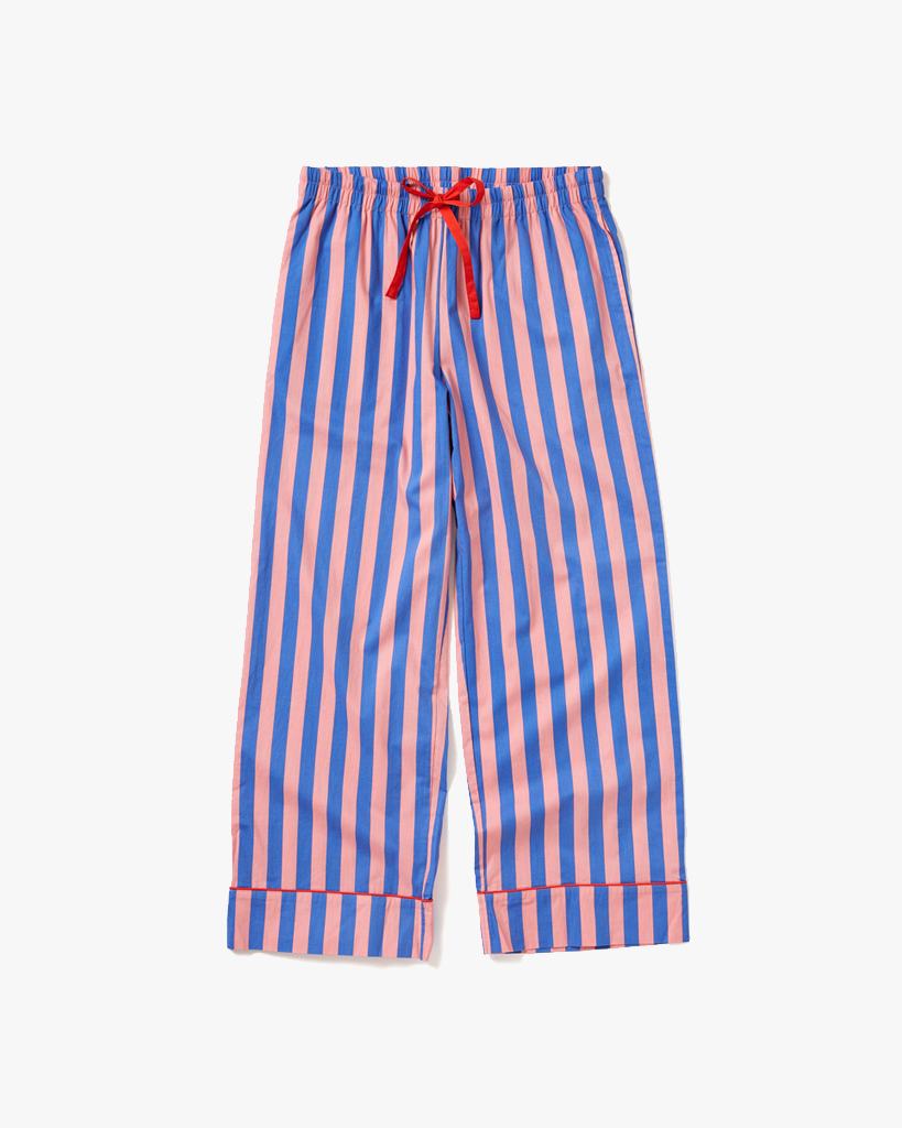 Leisure Club - Indigo & Sleepy Pink Sleep Pant
