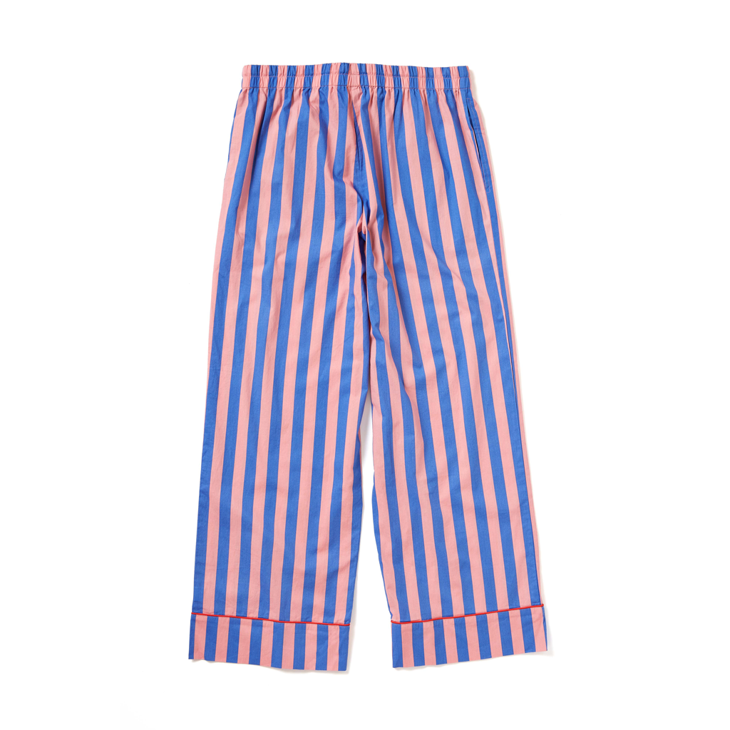 Leisure Club - Indigo & Sleepy Pink Sleep Pant