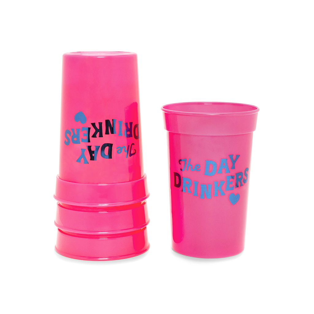 Party On Plastic Cup Set - Day Drinkers