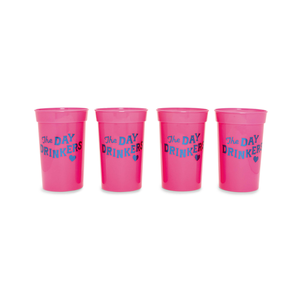 Party On Plastic Cup Set - Day Drinkers