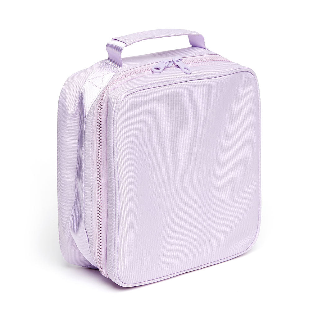 What's For Lunch? Square Lunch Bag - Lilac
