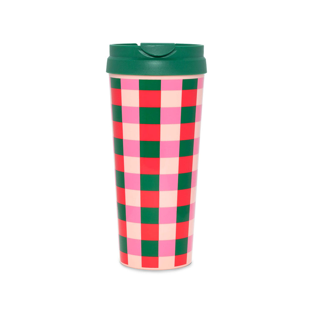 Hot Stuff Thermal Mug - Buffalo Plaid