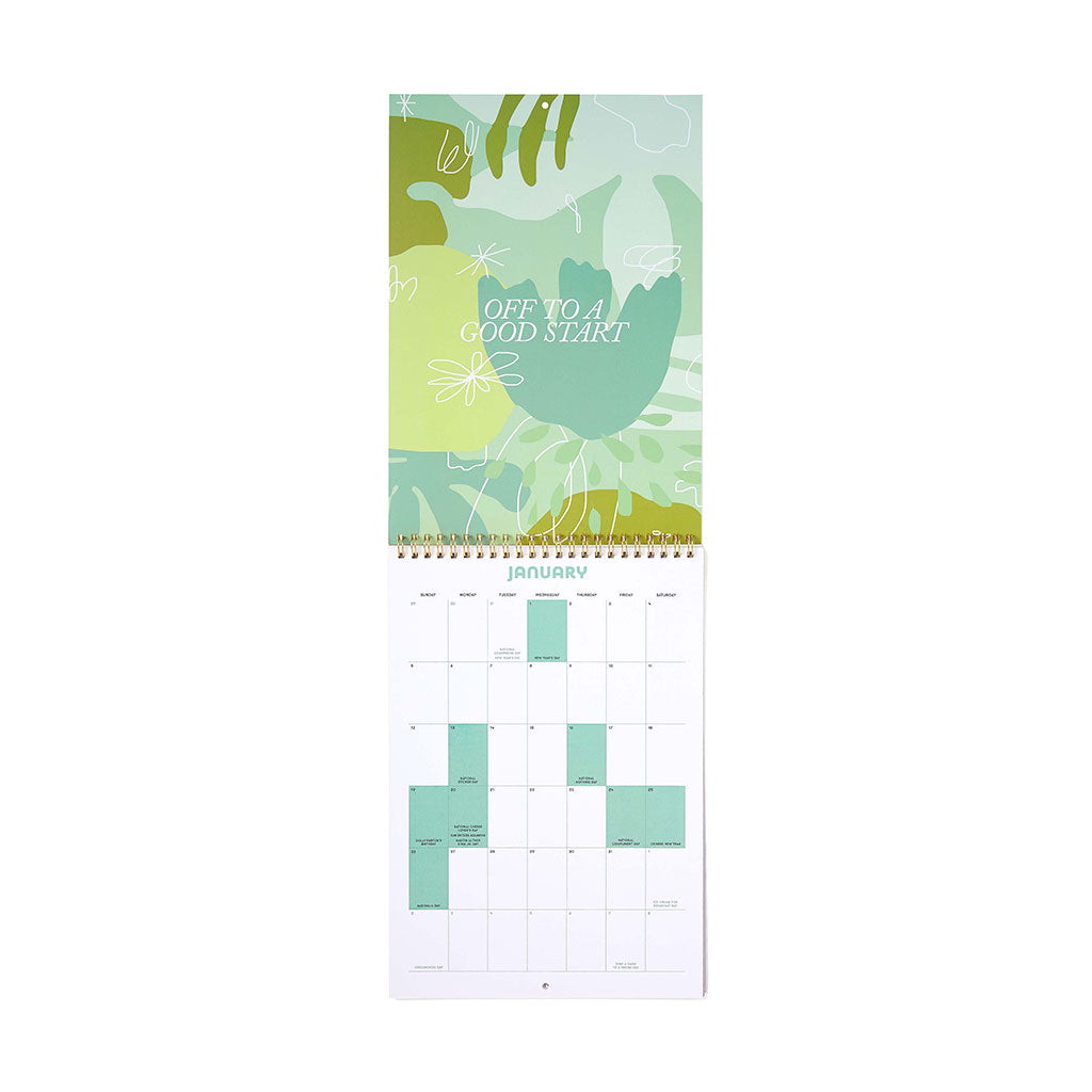 2020 Best Year Ever Wall Calendar - Rainbow