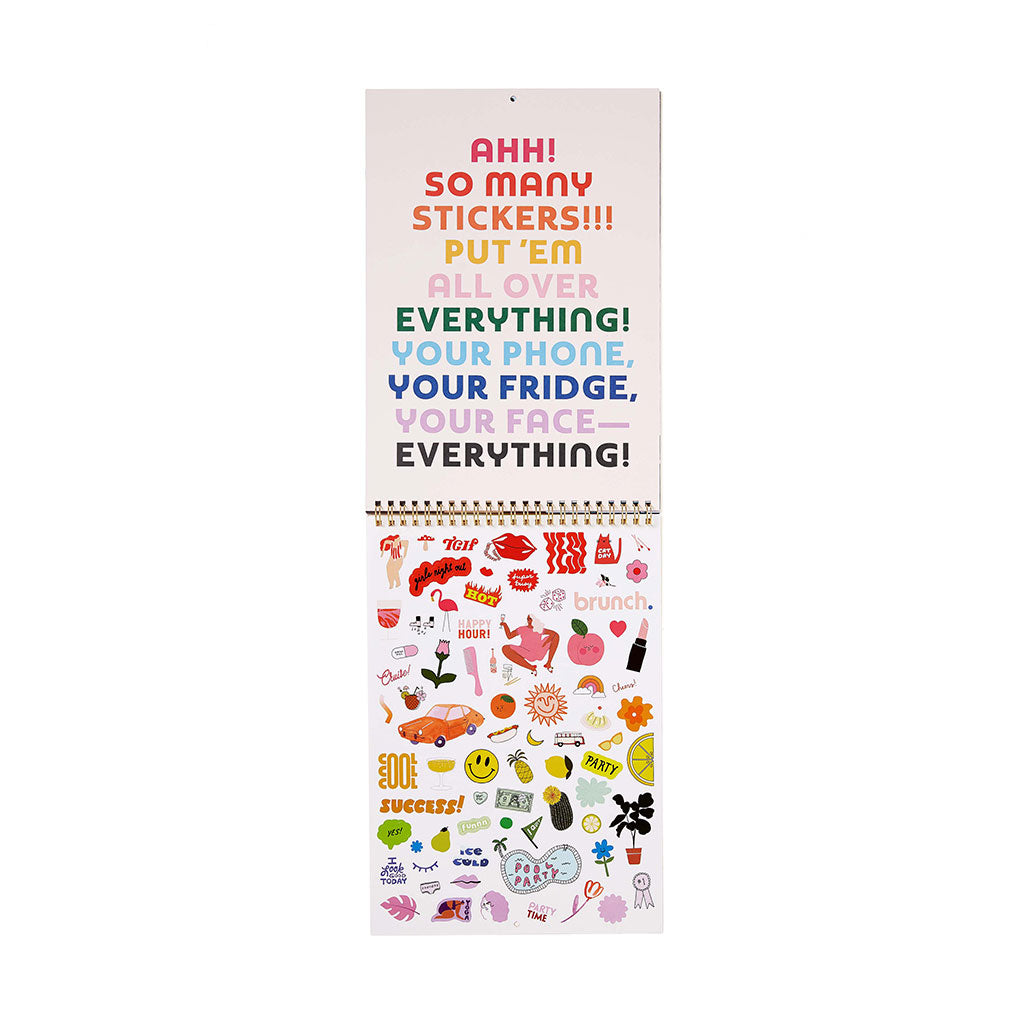 2020 Best Year Ever Wall Calendar - Rainbow