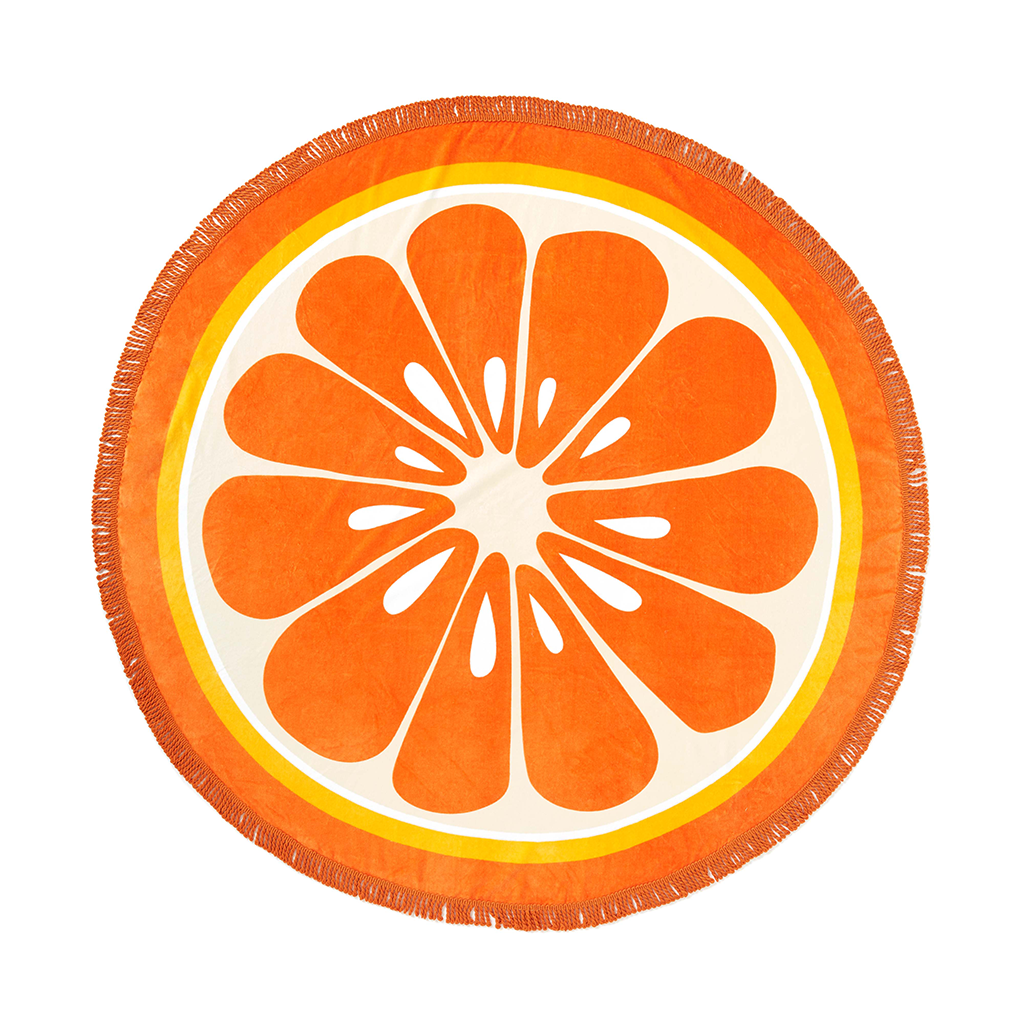 All Around Giant Circle Towel - Orange