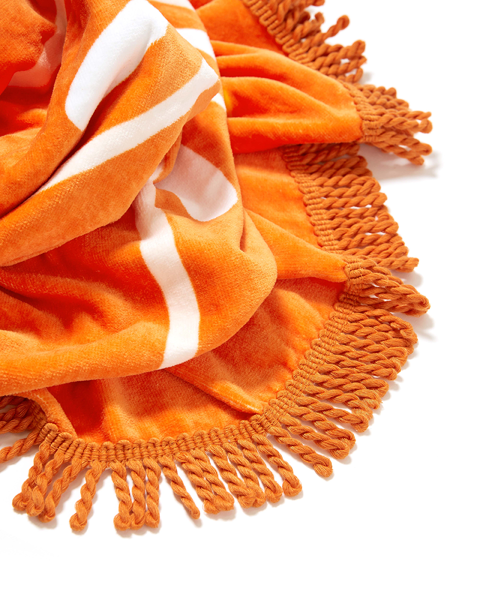 All Around Giant Circle Towel - Orange