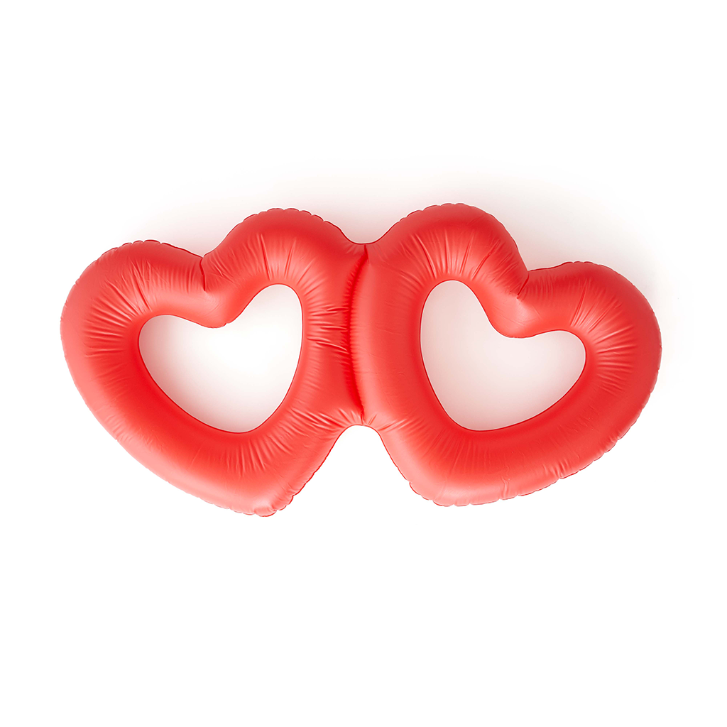 Beach, Please! Buddy Heart Innertube - Double Hearts