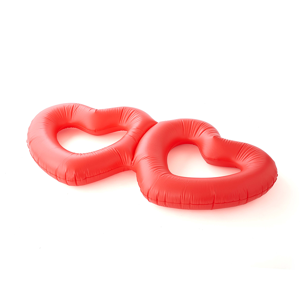 Beach, Please! Buddy Heart Innertube - Double Hearts