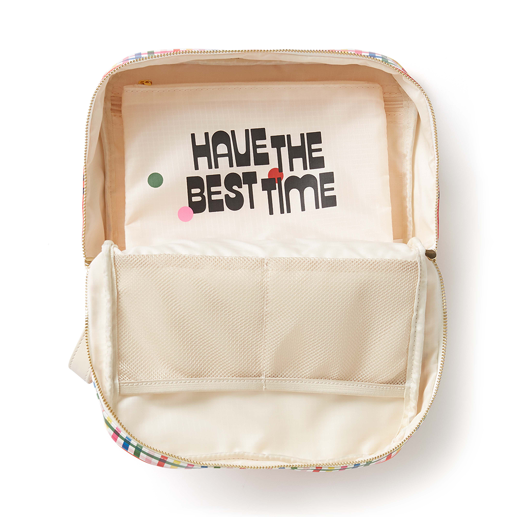 The Getaway Toiletries Bag - Block Party