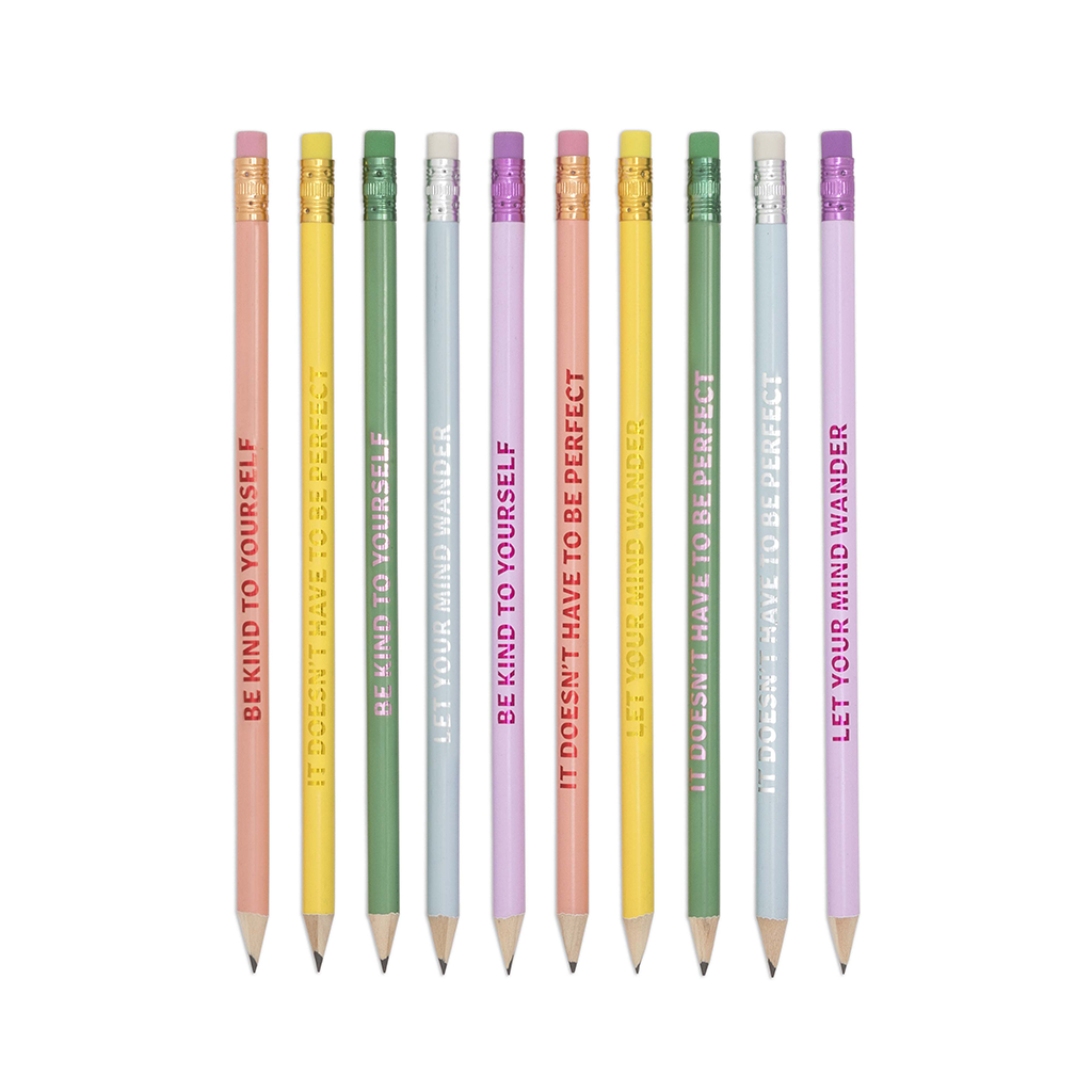 Write On Pencil Set - Take Care
