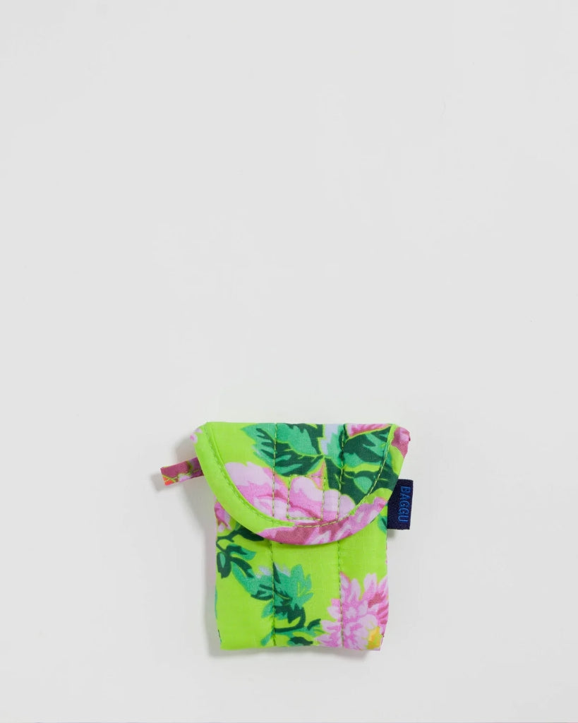 Puffy Earbuds Case - Lime Rose
