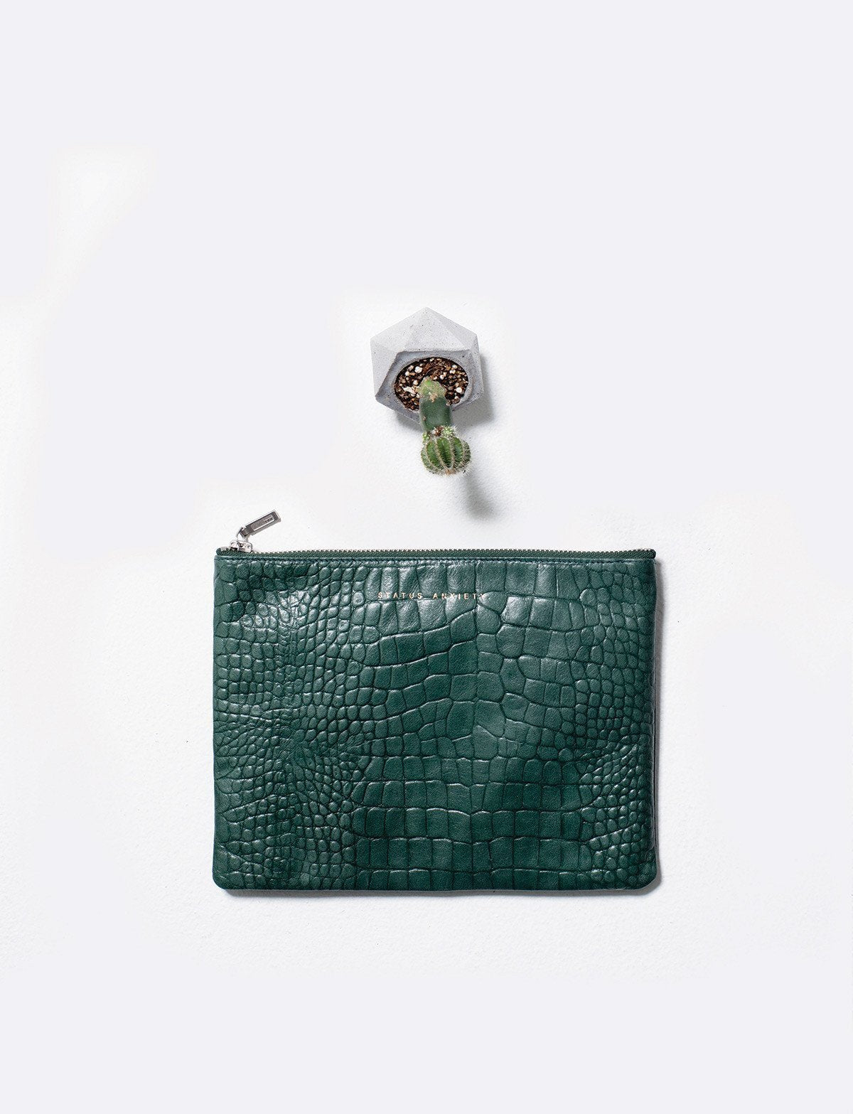 Antiheroin - Teal Croc Emboss