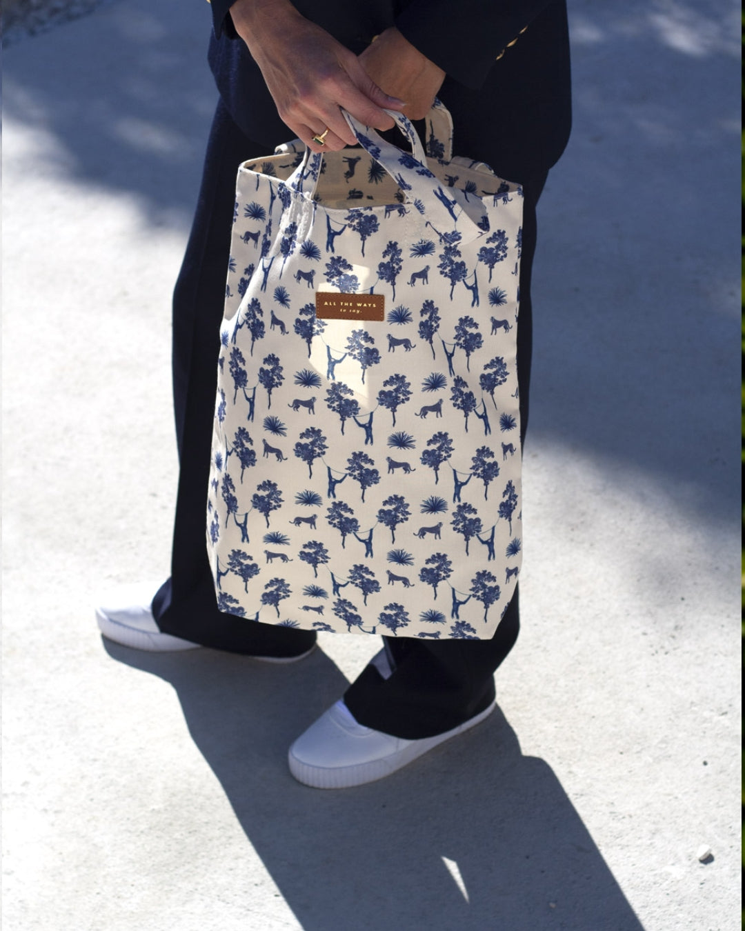 Tote Bag - Blue Jungle