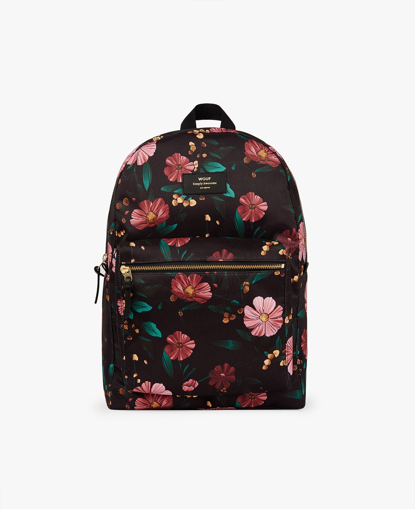 Backpack - Black Flowers