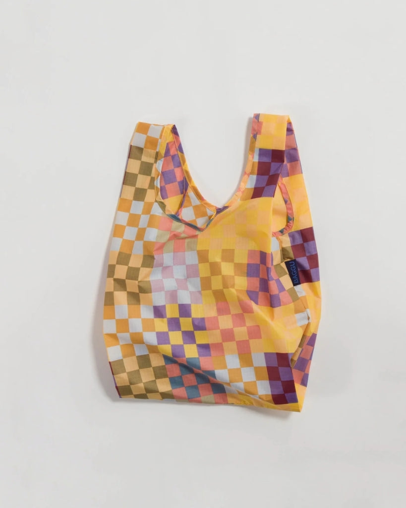 Baby Reusable Bag - Medium Check Multi