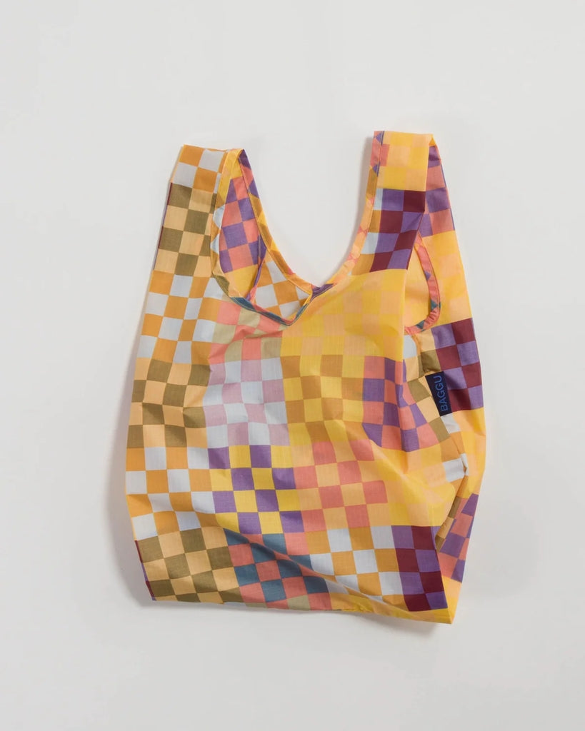 Baby Reusable Bag - Medium Check Multi