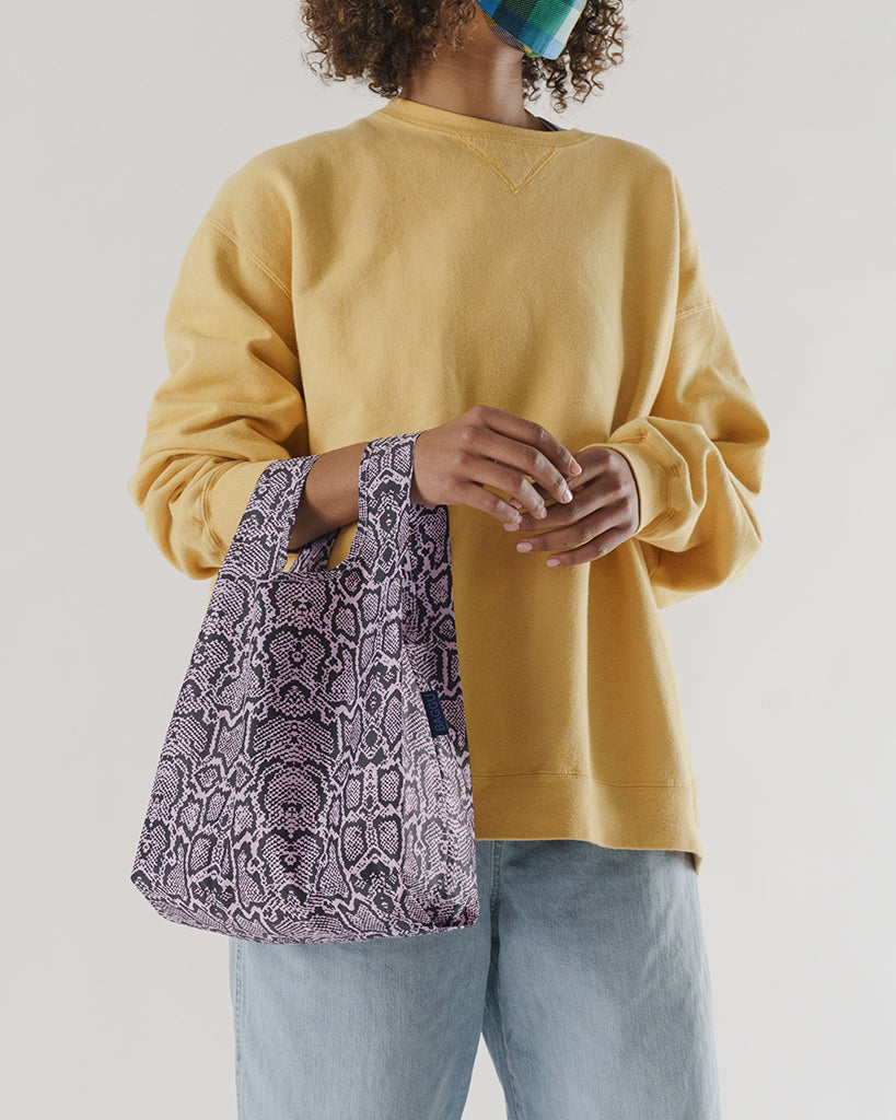 Baby Reusable Bag - Pink Snakeskin