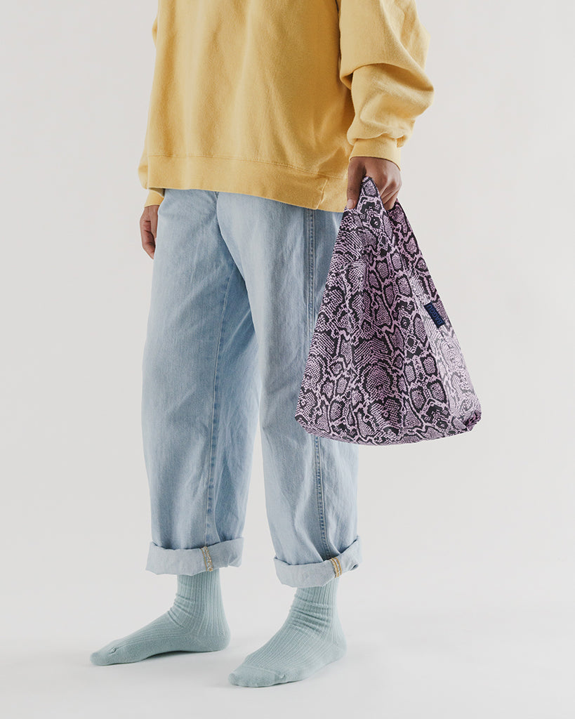 Baby Reusable Bag - Pink Snakeskin