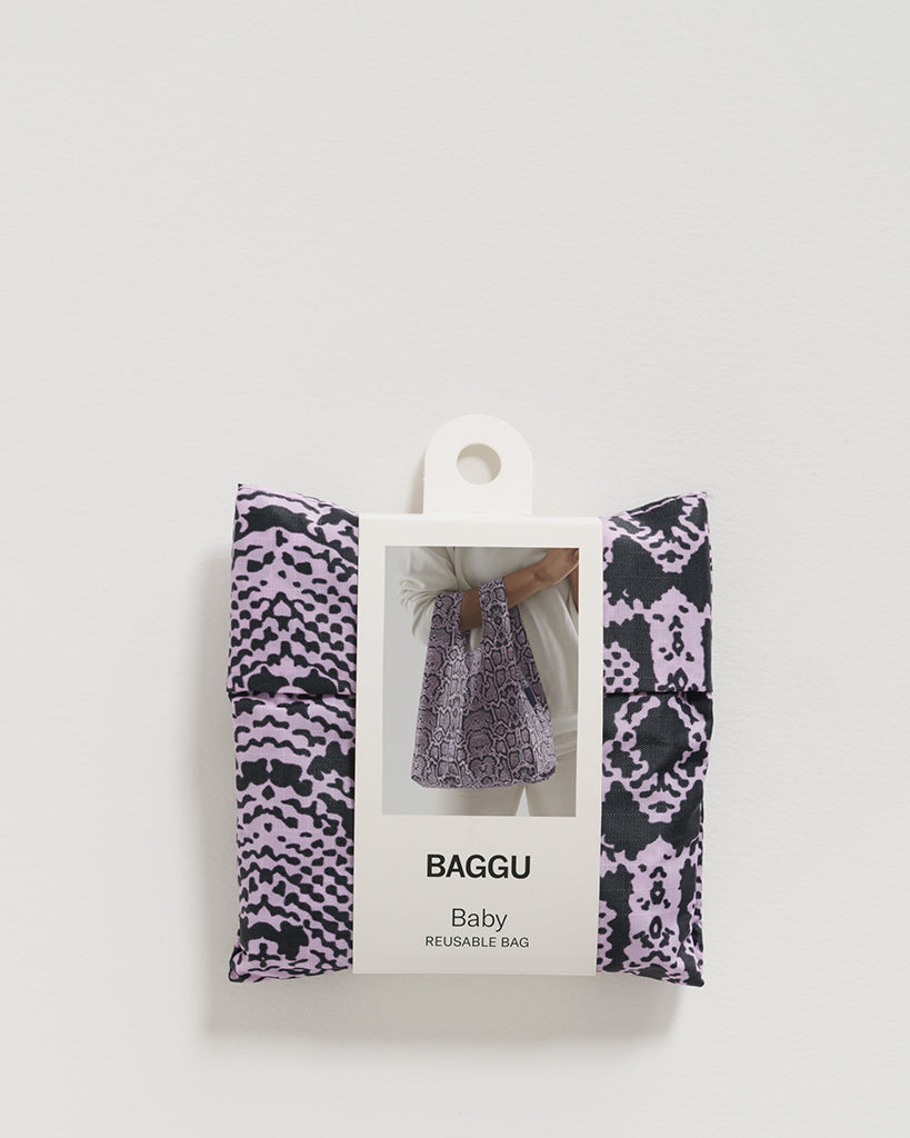 Baby Reusable Bag - Pink Snakeskin