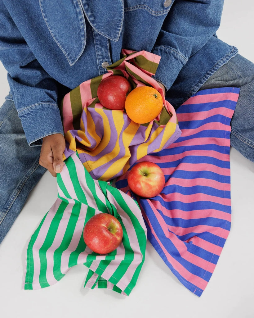Reusable Cloth Set - Awning Stripes