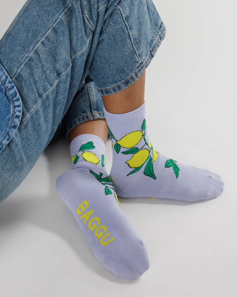 Crew Socks - Lemon Tree