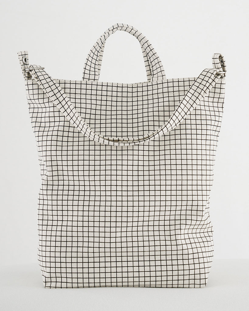 Duck Bag - Natural Grid