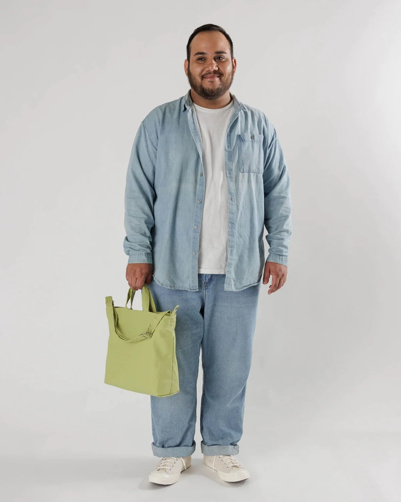 Horizontal Zip Duck Bag - Pistachio