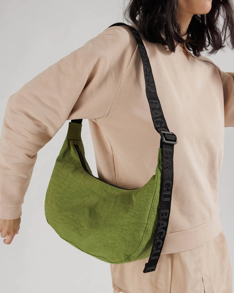 Medium Crescent Bag - Avocado