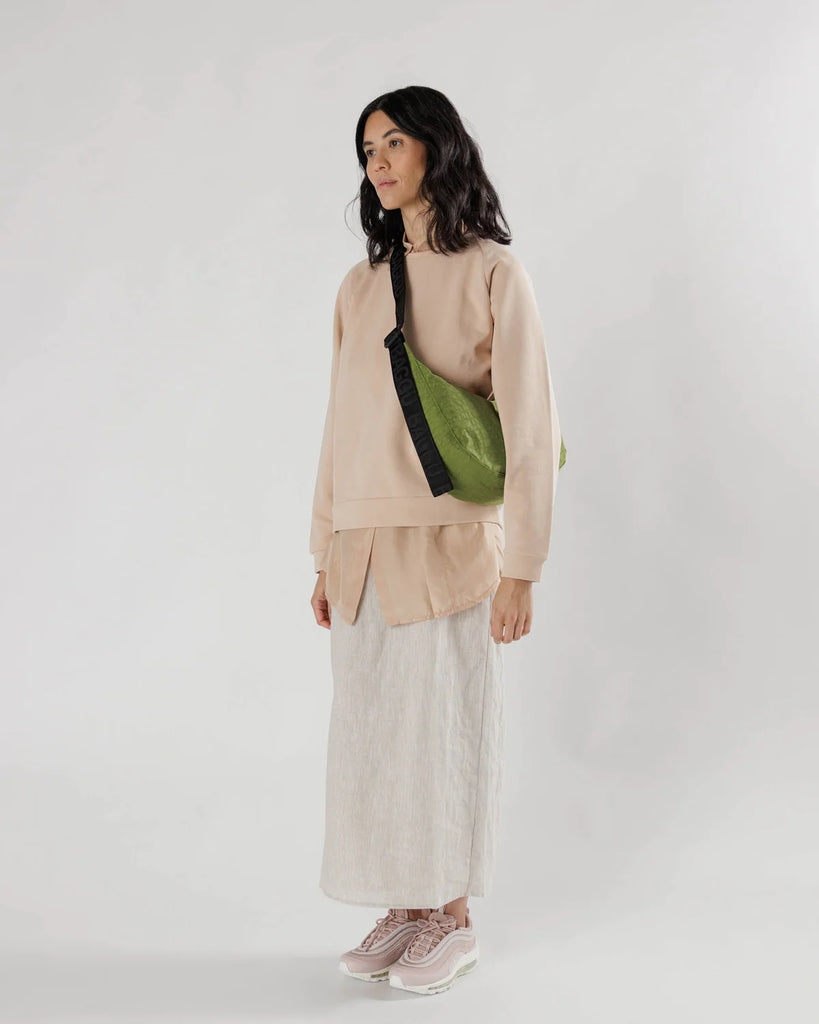 Medium Crescent Bag - Avocado