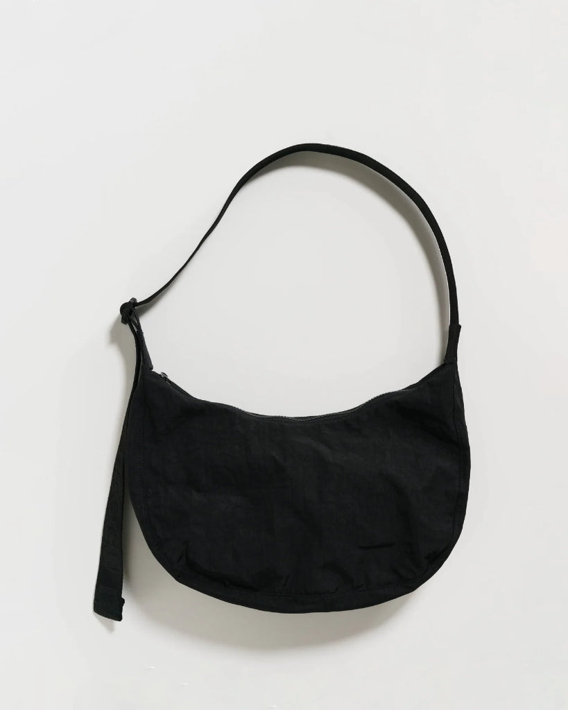 Medium Crescent Bag - Black