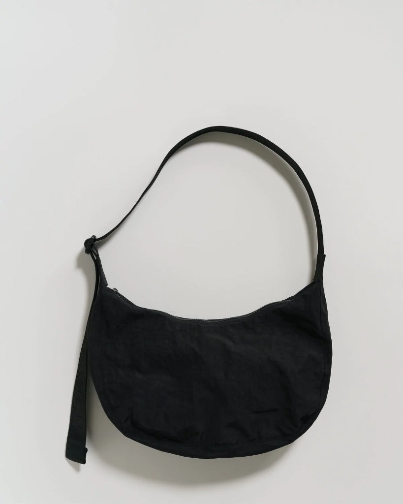 Medium Crescent Bag - Black