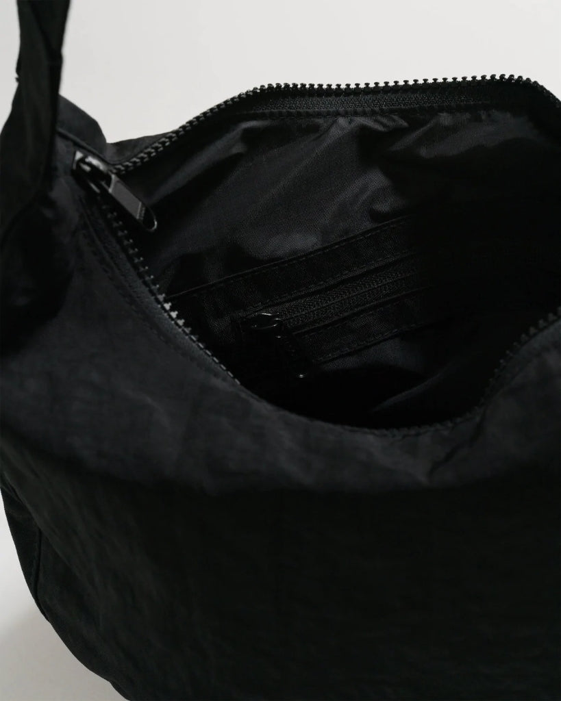 Medium Crescent Bag - Black