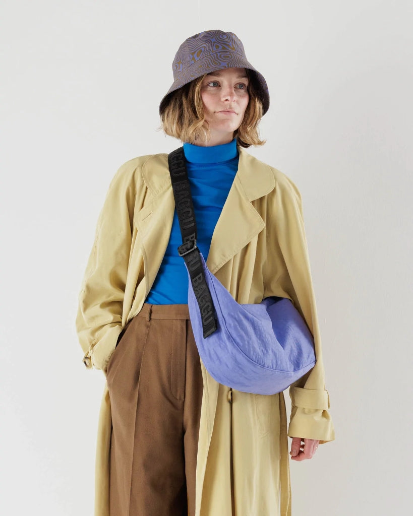 Medium Crescent Bag - Bluebell