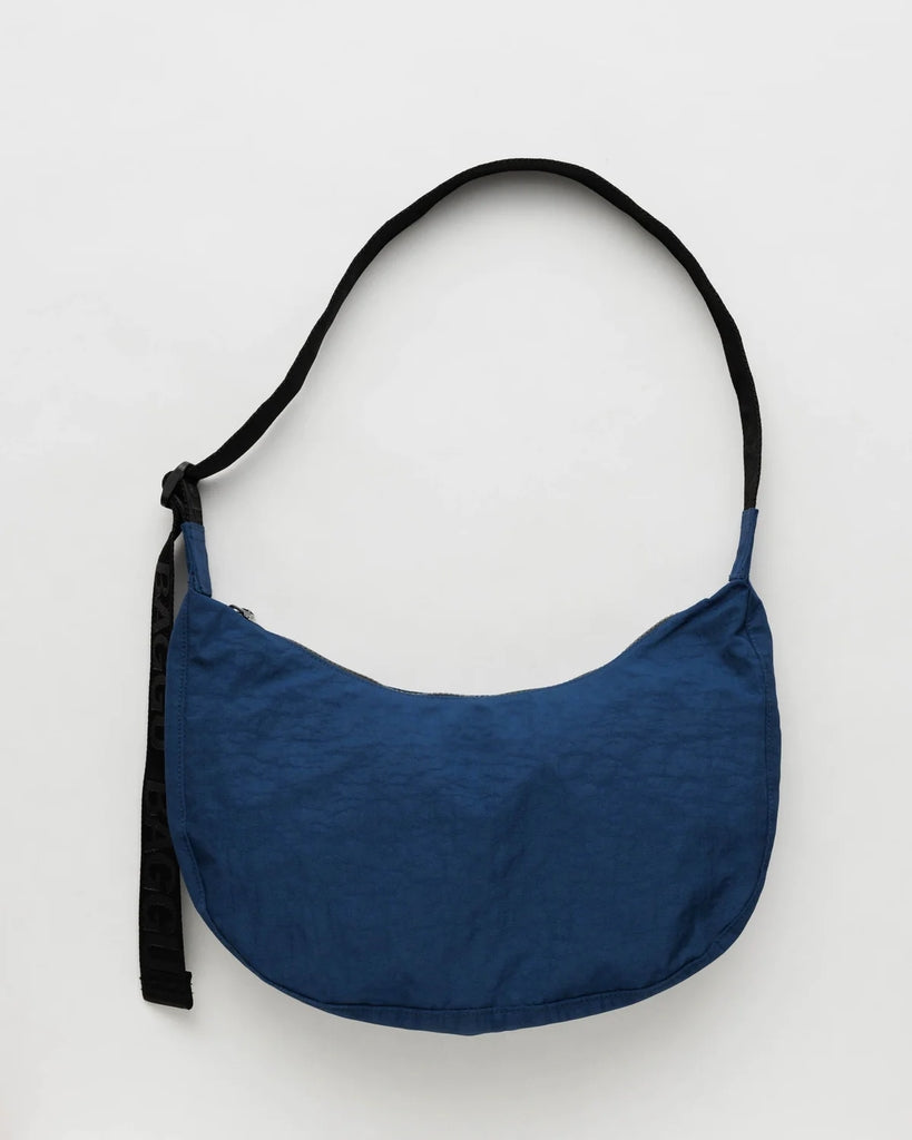 Medium Crescent Bag - Navy