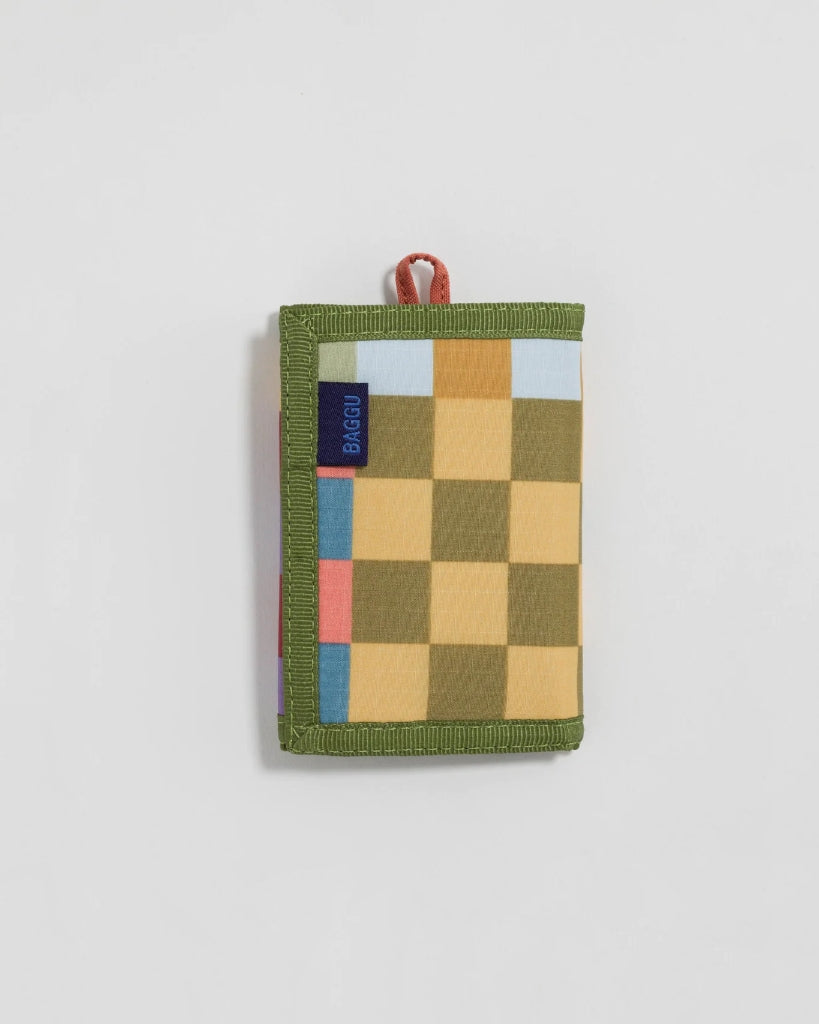 Nylon Wallet - Medium Check Multi