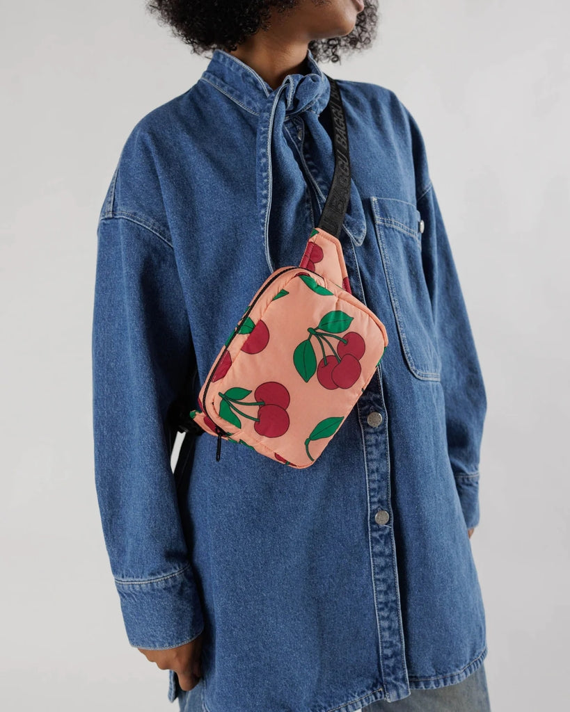 Puffy Fanny Pack - Sherbet Cherry
