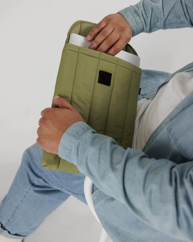 Puffy Laptop Sleeve - Pistachio
