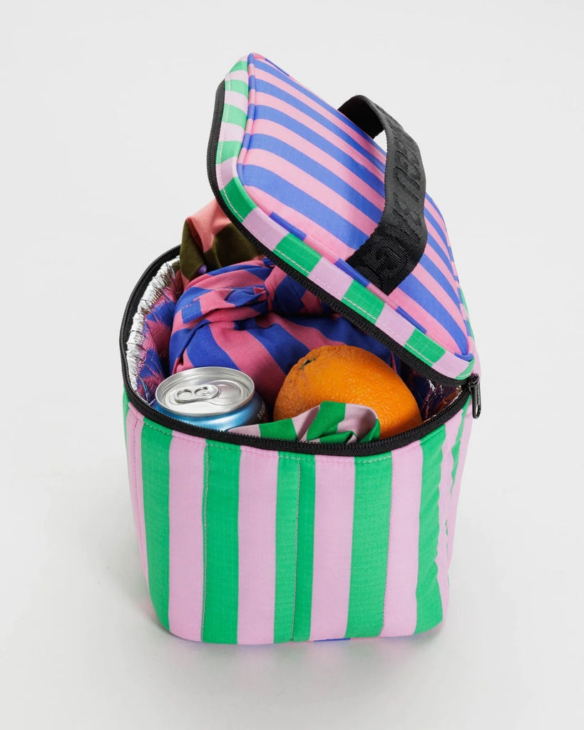 Puffy Lunch Bag - Awning Stripe Mix