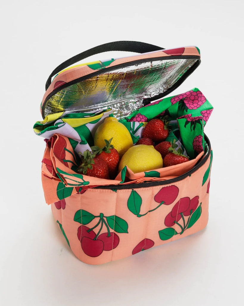 Puffy Lunch Bag - Sunset Fruit Mix