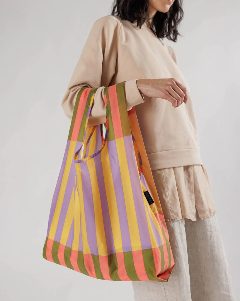 Standard Reusable Bag - Sunset Quilt Stripe