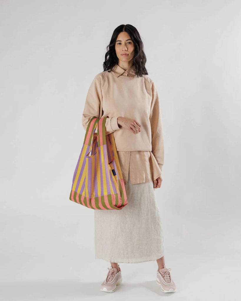 Standard Reusable Bag - Sunset Quilt Stripe