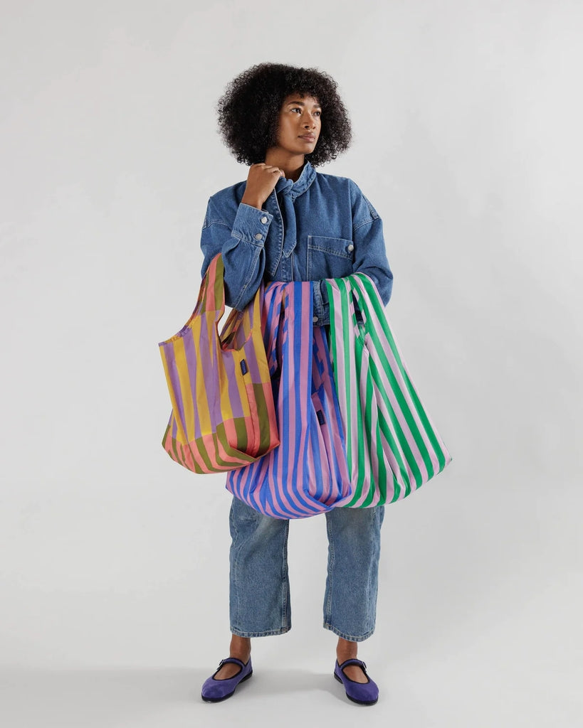 Standard Reusable Bags Set of 3 - Awning Stripes