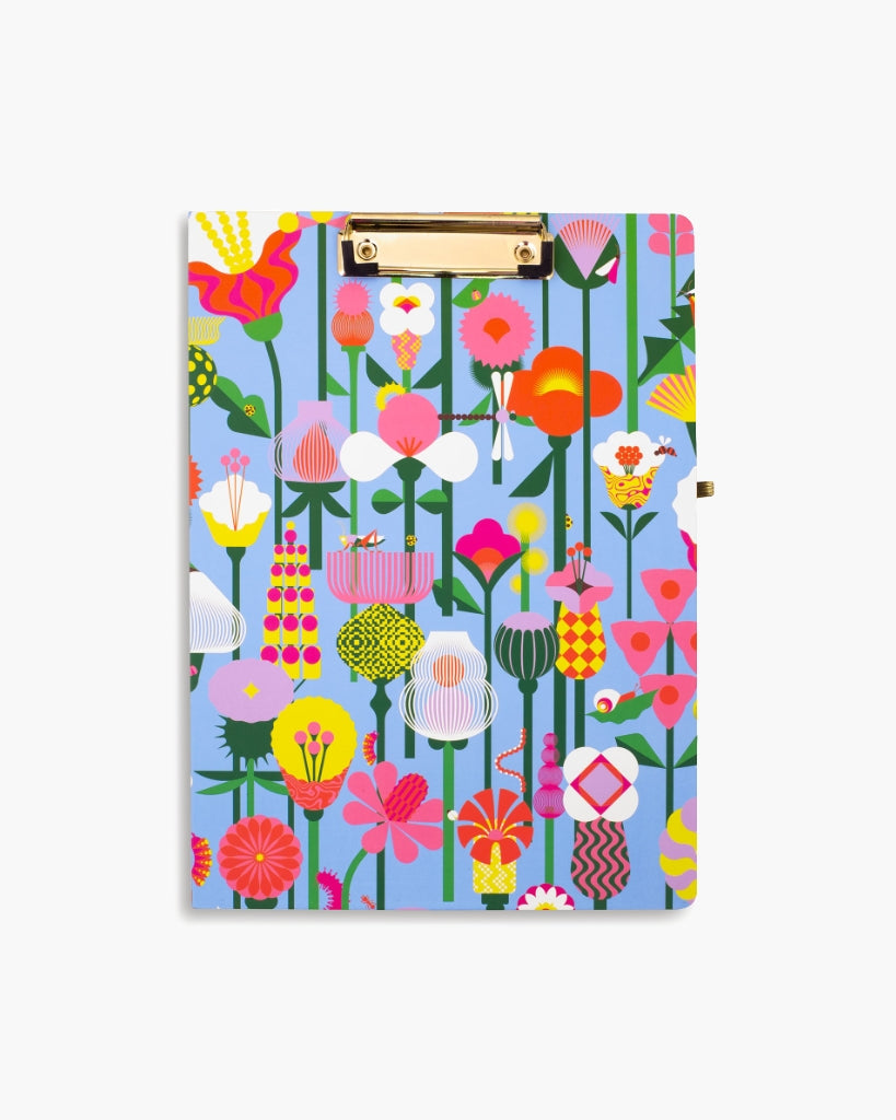Get It Together Clipboard Folio - Geometric Flowers