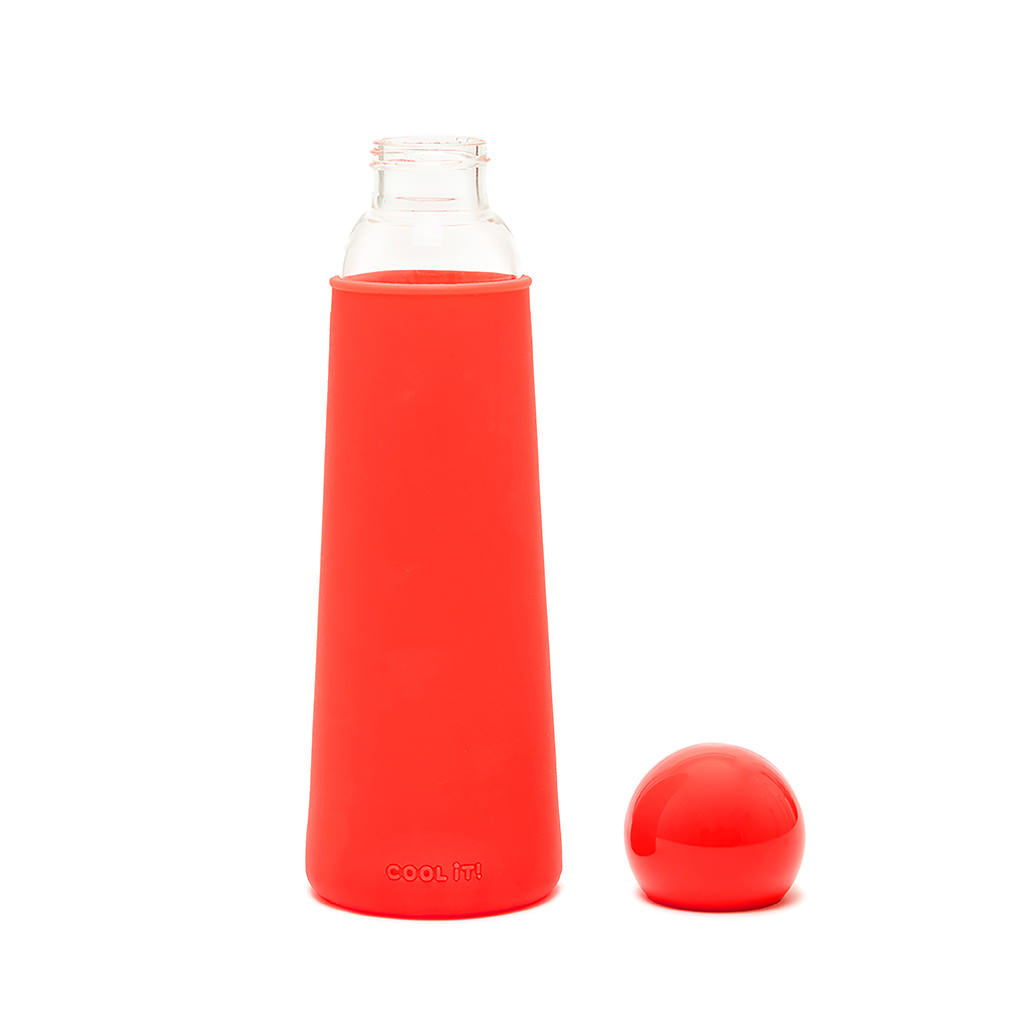 Cool It Water Bottle - Red Clear