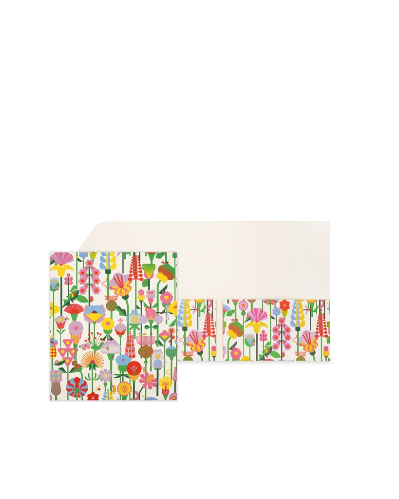 Get It Together Pocket Folder Set - Geometric Flowers / Make Magic