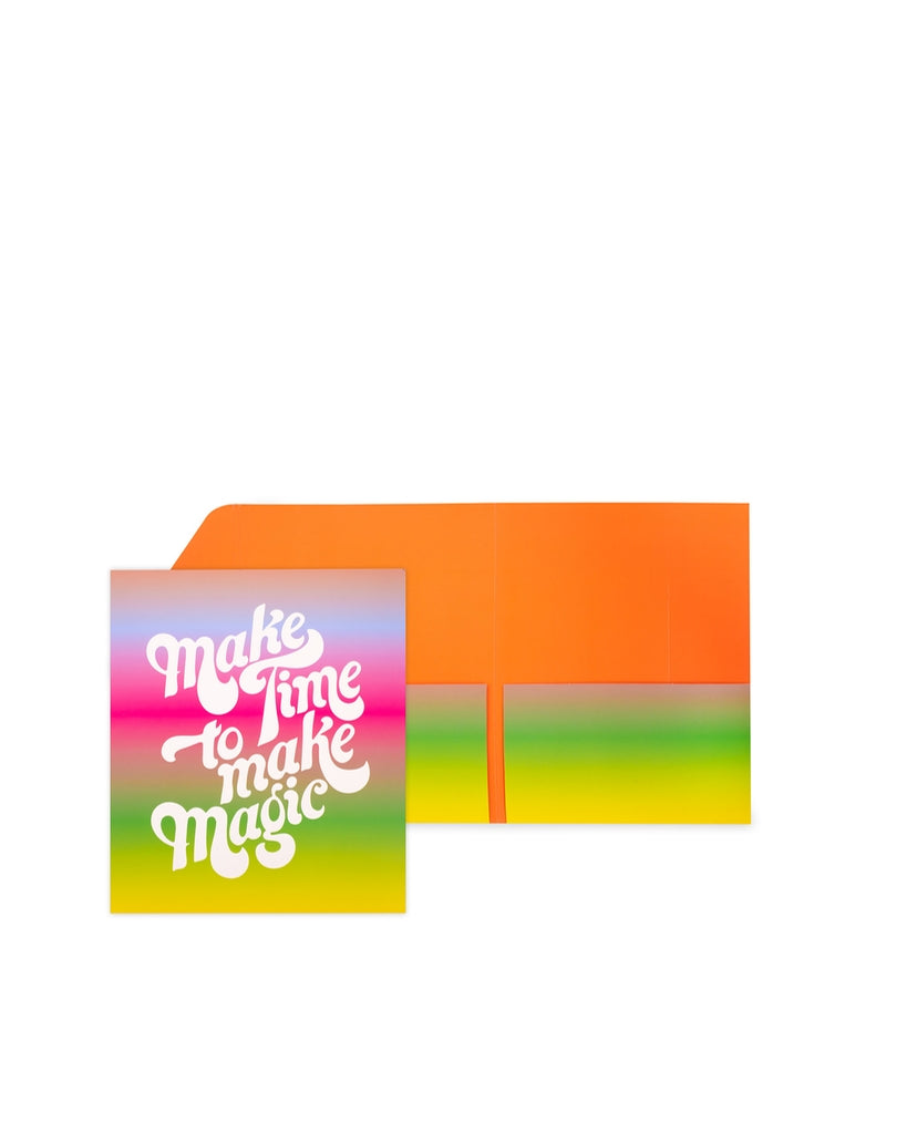Get It Together Pocket Folder Set - Geometric Flowers / Make Magic
