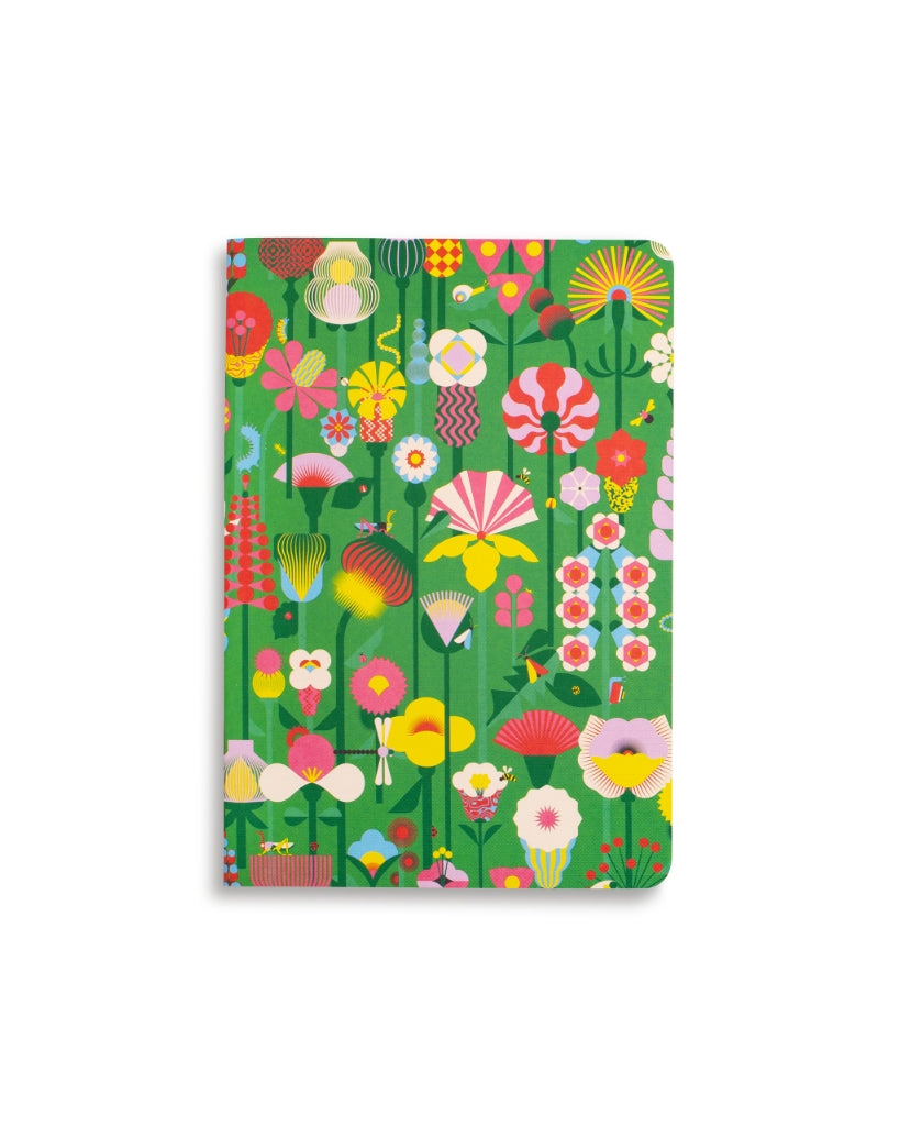 Hold That Thought Notebook Set - Geometric Flowers