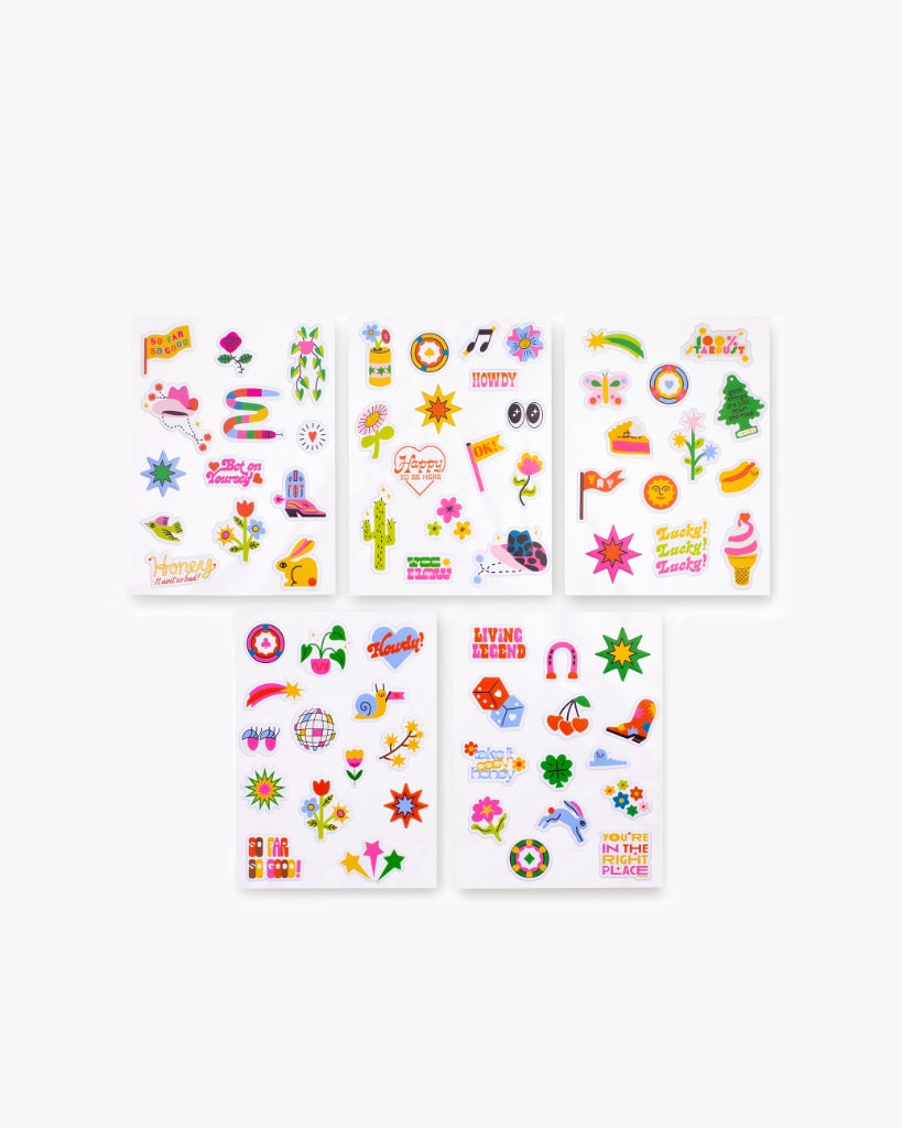 Puffy Sticker Set - Giddy Up